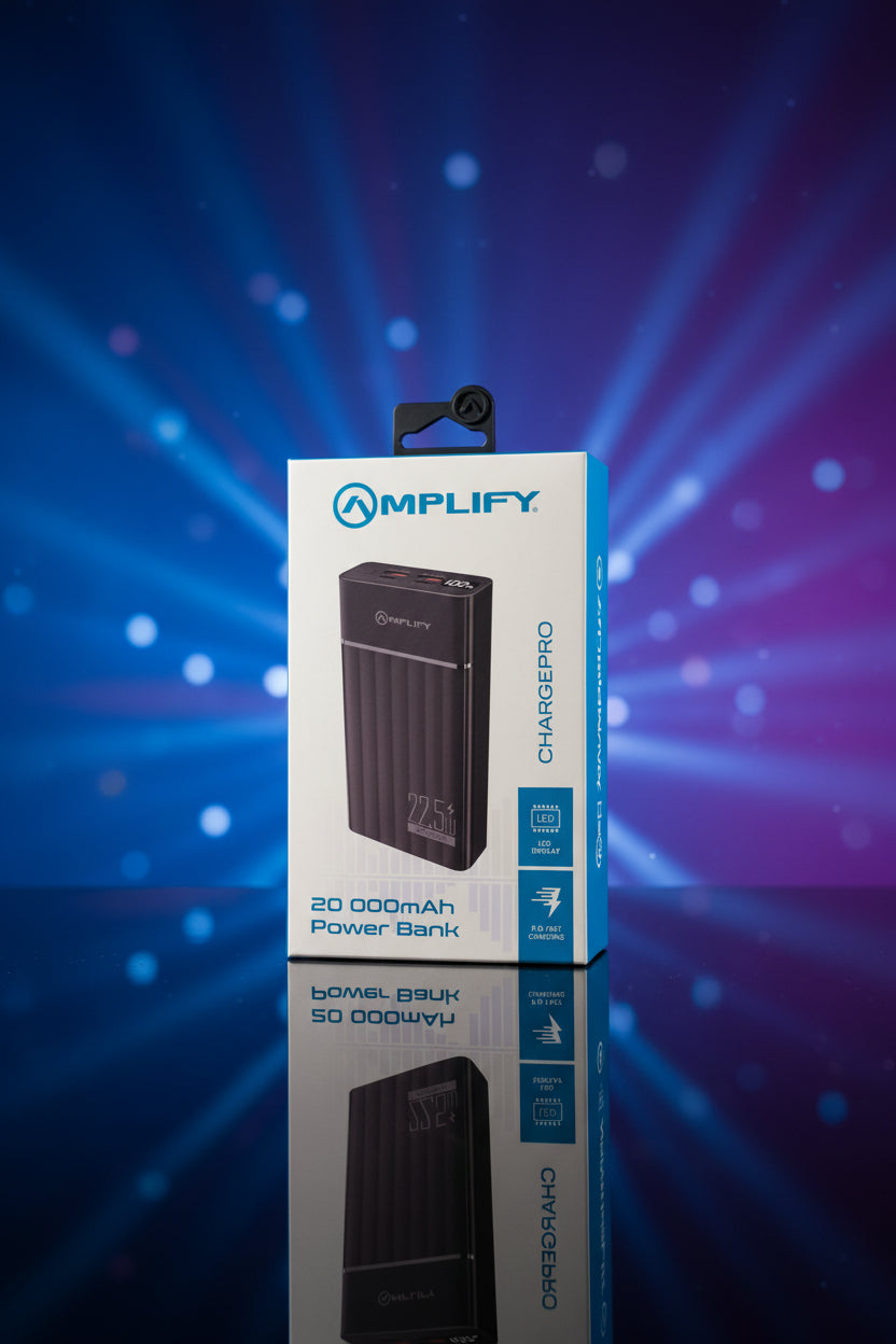 Amplify 20000Mah Powerbank With Lcd Display